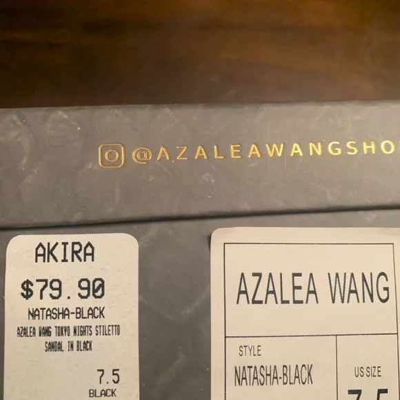Azalea Wang Black 7.5 heels - Picture 6 of 6